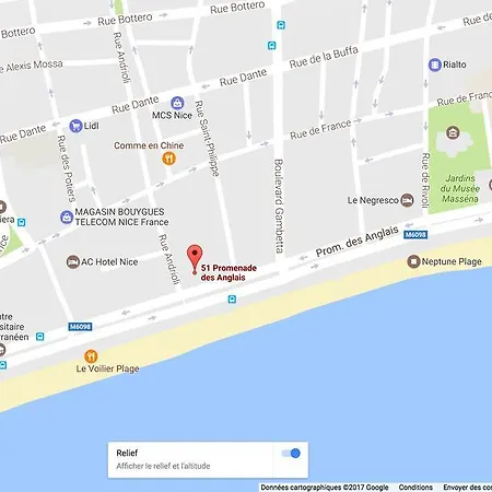 Апартаменты Beach - Promenade Des Anglais